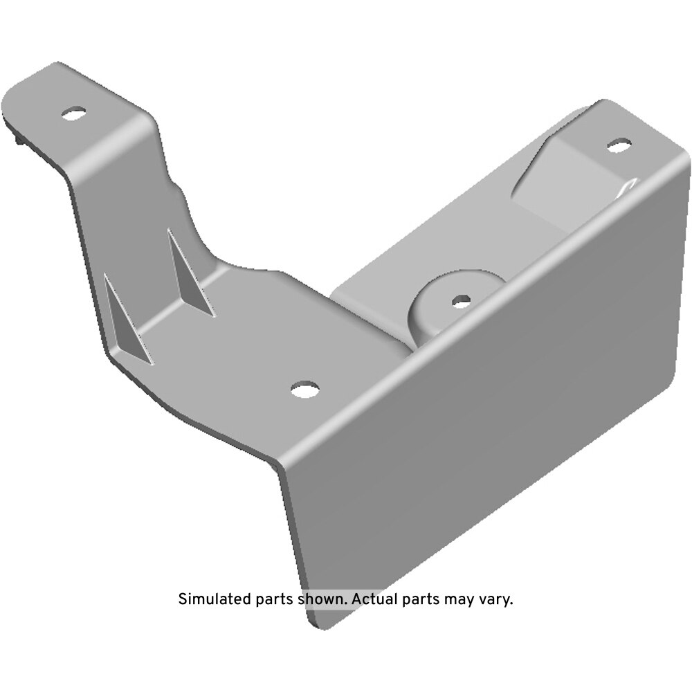 GM Genuine Parts Black Passenger Side Rear Tire Front Air Deflector
