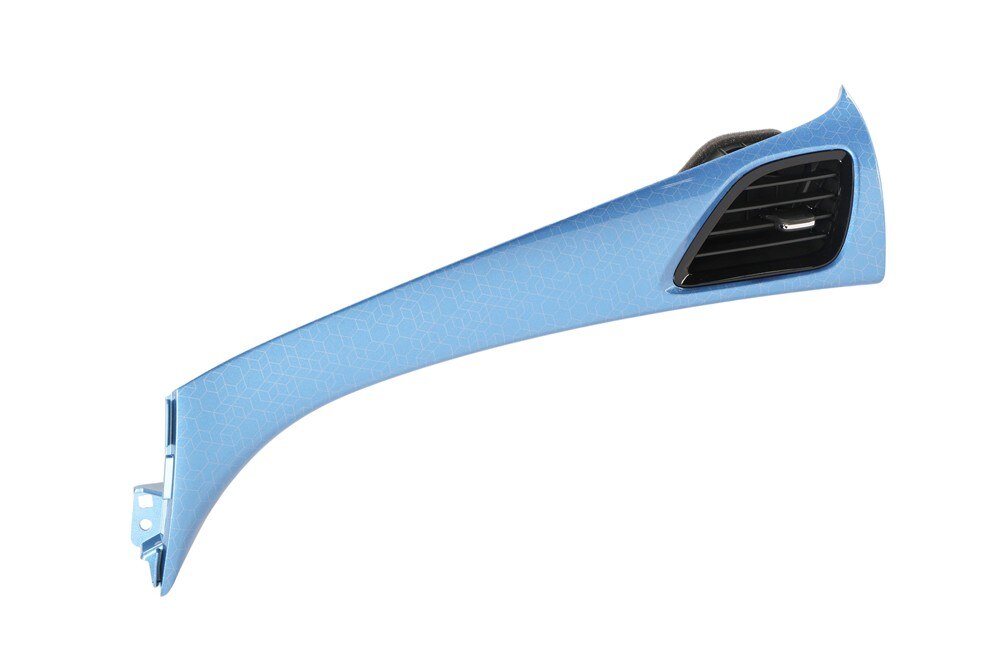 GM Genuine Parts Mirotic Blue Passenger Side Instrument Panel Trim Plate Applique