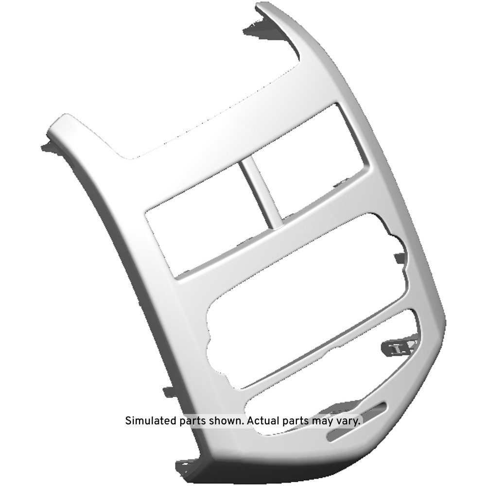 GM Genuine Parts Elusive Silver Instrument Panel Center Trim Plate Applique