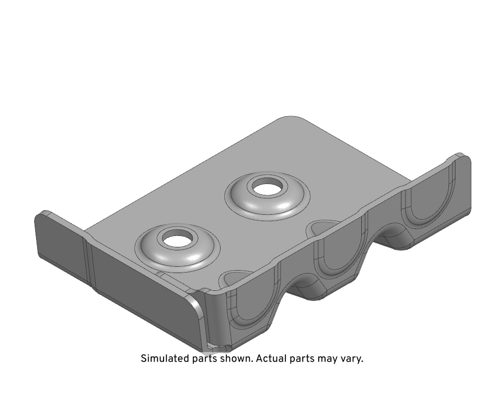 GM Genuine Parts Driver Side Floor Panel Rear Reinforcement