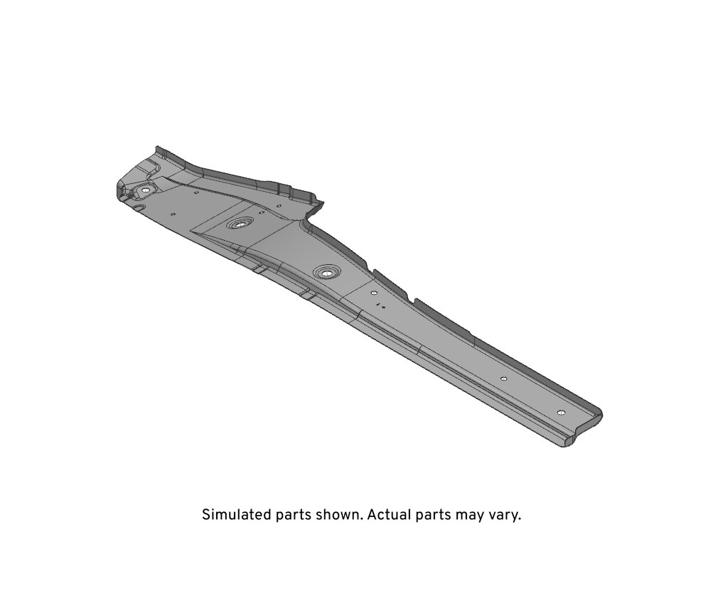 GM Genuine Parts Passenger Side Rear Compartment Floor Panel Rail