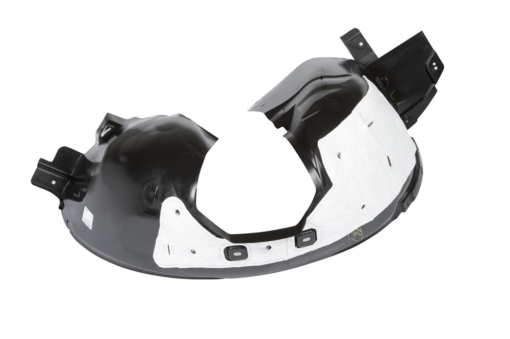GM Genuine Parts Passenger Side Front Wheelhouse Liner with Retainer and Deflector