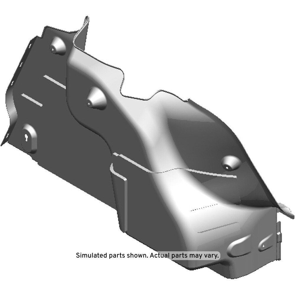 GM Genuine Parts Pewter Driver Side Rear Compartment Trim