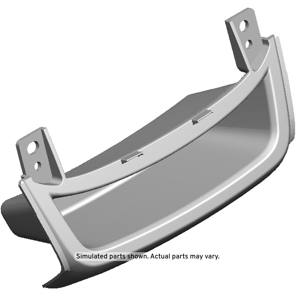 GM Genuine Parts Jet Black Instrument Panel Lower Center Trim Plate Applique