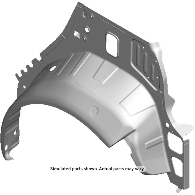 GM Genuine Parts Rear Driver Side Wheelhouse Outer Panel