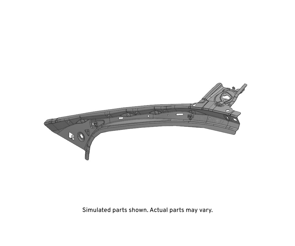 GM Genuine Parts Driver Side Body Hinge Pillar Inner Panel