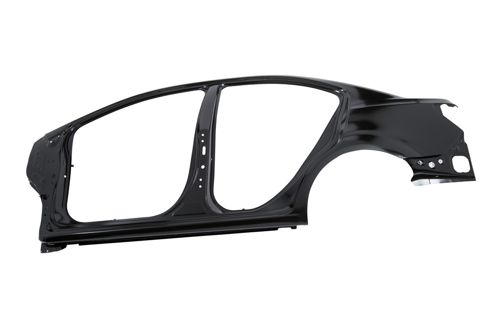 GM Genuine Parts Driver Side Outer Body Side Panel with Deadener, Reinforcement, Plate, and Brackets