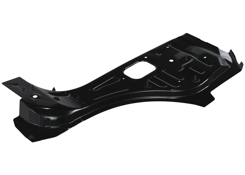 GM Genuine Parts Driver Side Inner Lower Hinge Pillar Panel with Reinforcement