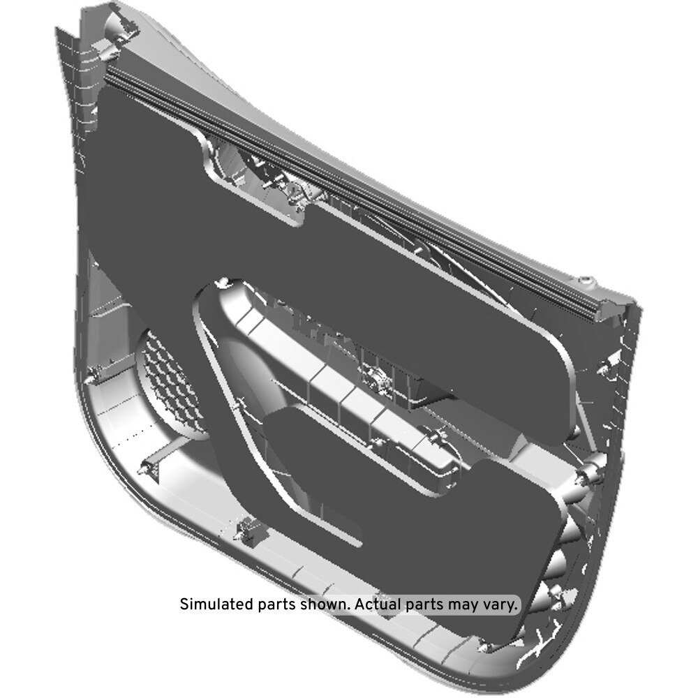 GM Genuine Parts Jet Black Front Driver Side Door Trim