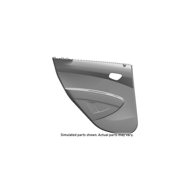 GM Genuine Parts Very Dark Pewter Driver Side Rear Door Trim
