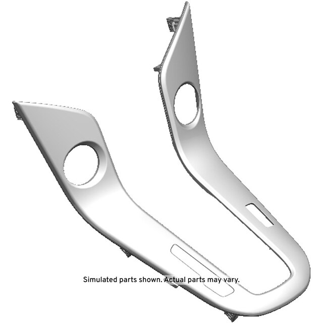 GM Genuine Parts Dark Satin Nickel Automatic Transmission Control Opening Cover