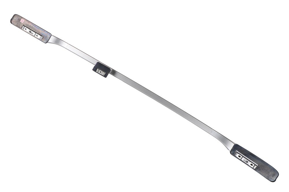 GM Genuine Parts Silver Driver Side Roof Luggage Carrier Rail with Supports, Bolt, Block, and Pads