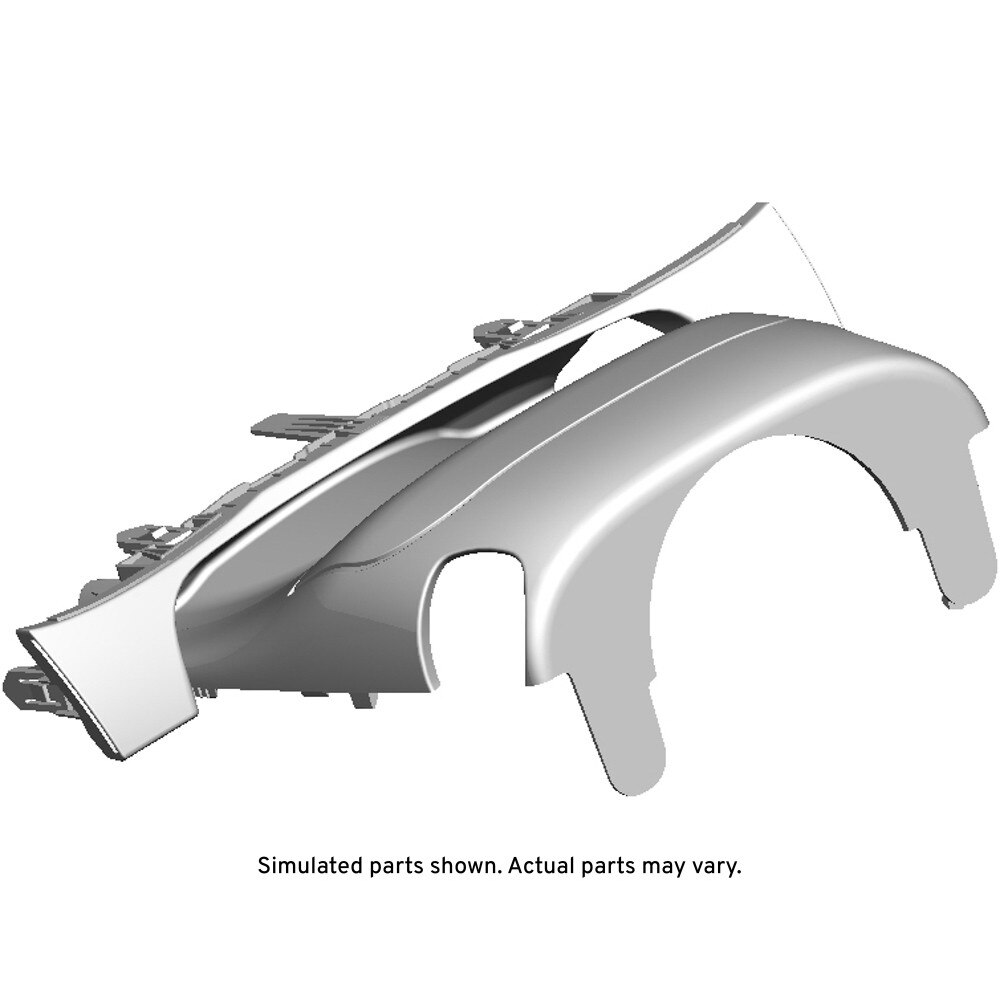 GM Genuine Parts Jet Black Instrument Panel Steering Column Upper Trim Cover