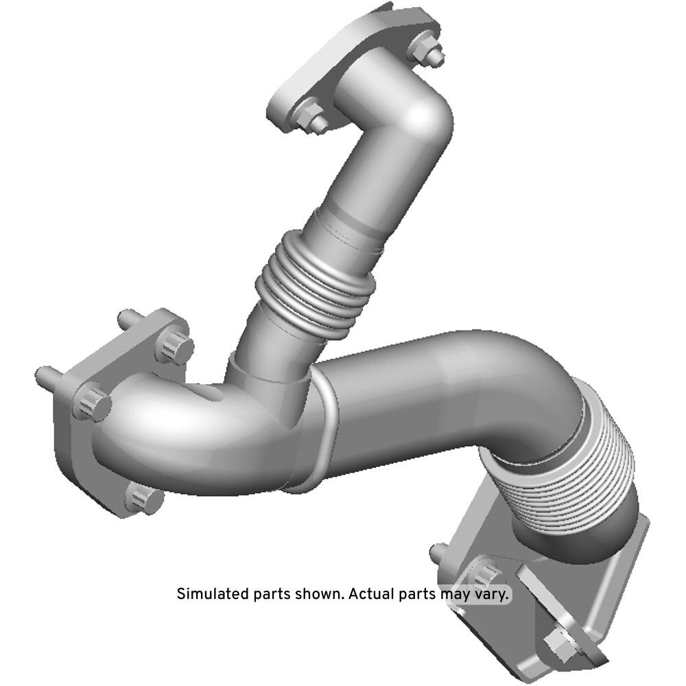 GM Genuine Parts Passenger Side Exhaust Turbocharger Inlet Pipe