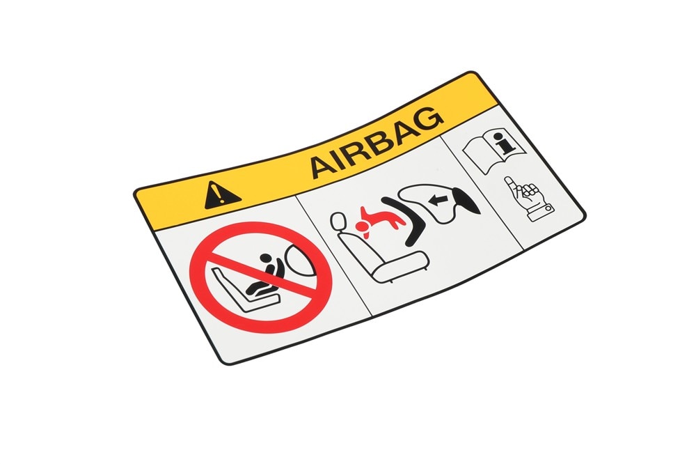 GM Genuine Parts Airbag System Warning Label
