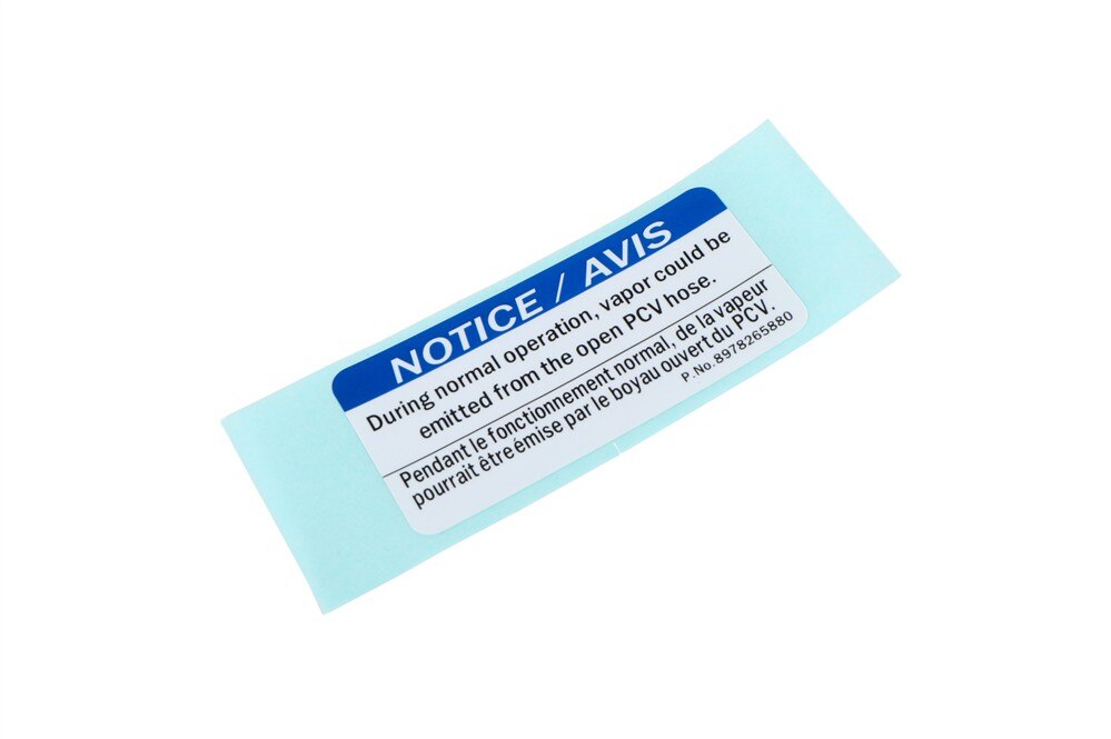 GM Genuine Parts Vehicle Emission Information Label