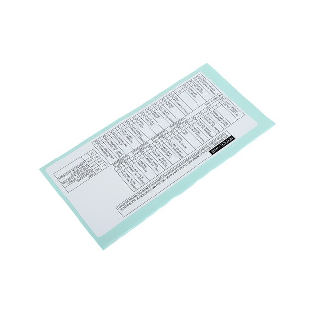 GM Genuine Parts Fuse Block Caution Label