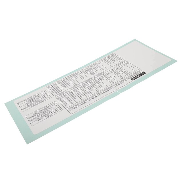 GM Genuine Parts Fuse Block Caution Label