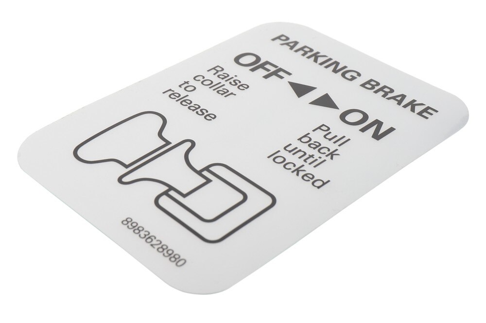 GM Genuine Parts Trailer Electronic Brake System Caution Label