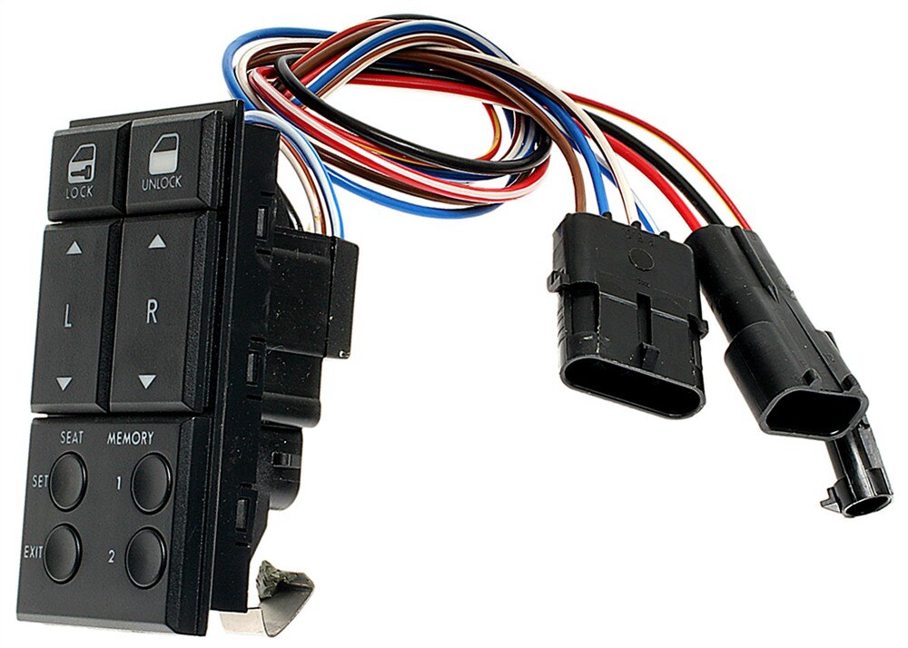 GM Genuine Parts Driver Side Seat Adjuster Memory, Door Lock, and Window Switch