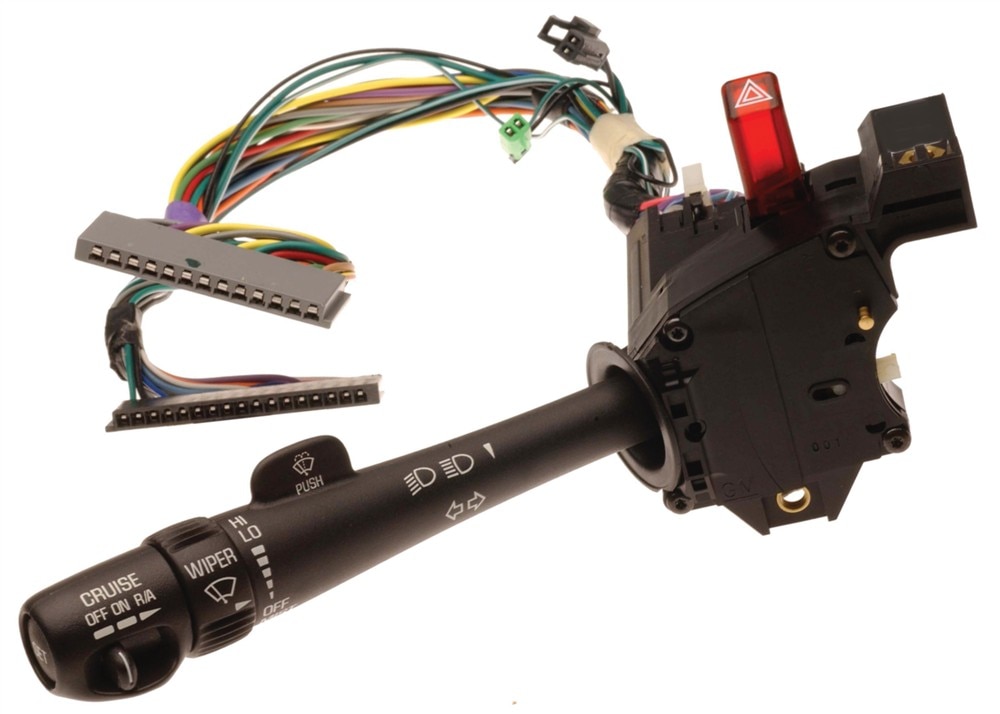 GM Genuine Parts Turn Signal, Headlight Dimmer, Windshield Wiper and Washer Switch with Lever