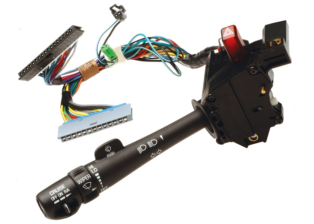 GM Genuine Parts Turn Signal, Headlight Dimmer, Windshield Wiper, and Hazard Switch with Lever