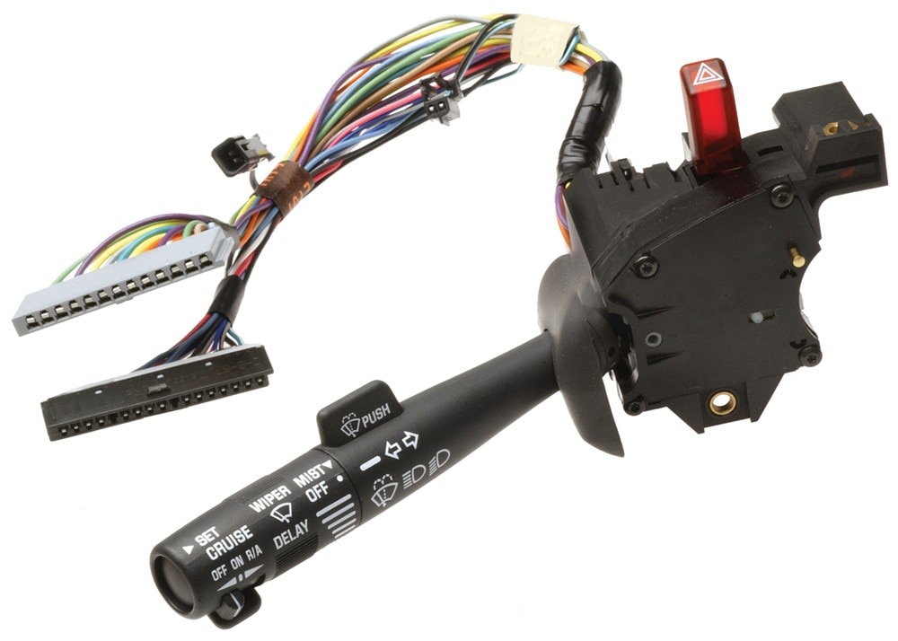 GM Genuine Parts Turn Signal, Headlight Dimmer, Windshield Wiper and Washer Switch with Lever