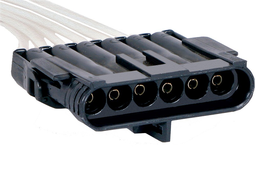 GM Genuine Parts 6-Way Male Black Multi-Purpose Pigtail