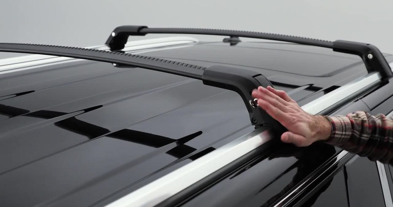 Cadillac Roof Rack Cross Rail Package in Black | 87855062